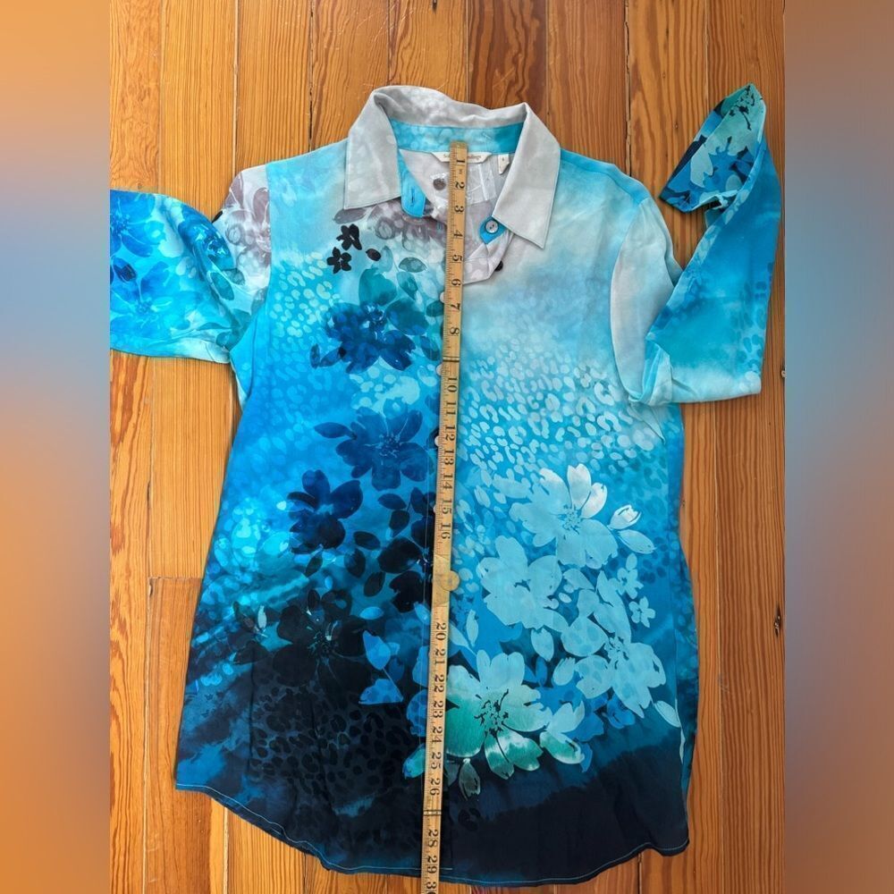 NWT Soft Surroundings Silk Blouse - Picture 6 of 7